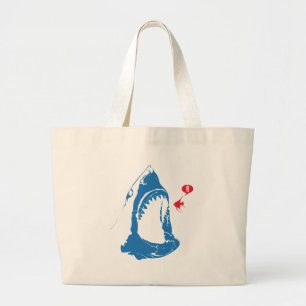 Grand Tote Bag Requin affamé