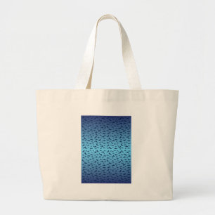 Grand Tote Bag Requins de tête de marteau mutilles