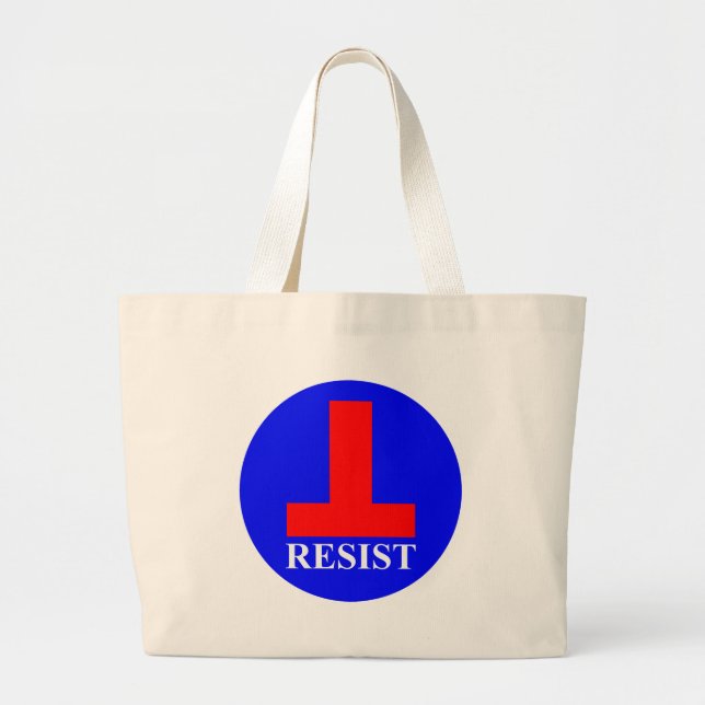 Grand Tote Bag Résister (Devant)