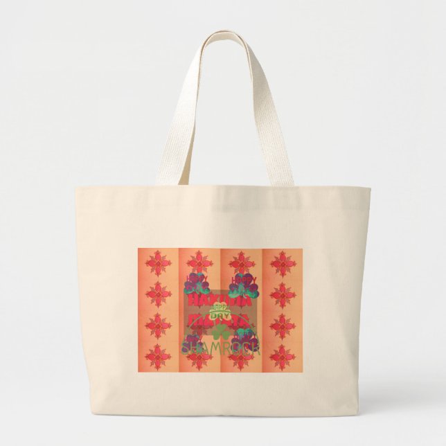 Grand Tote Bag Restez béni Bonne Saint Patrick Jour Hakuna Mata (Devant)