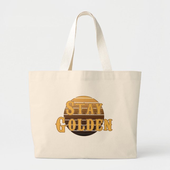 Grand Tote Bag Restez vintage (Devant)