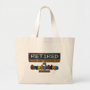 Grand Tote Bag Retraité Sous Nouvelle Gestion
