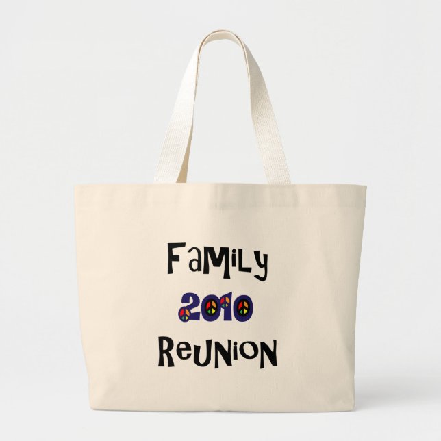 Grand Tote Bag Réunion familiale 2010 (Devant)