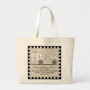 Grand Tote Bag Rêves en Mouvement