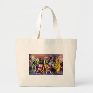 Grand Tote Bag RIDERS DANS le détail de la nuit