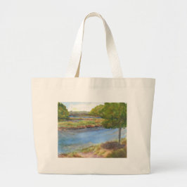 Grand Tote Bag rivière squamscott à newfields 31 juillet 2015