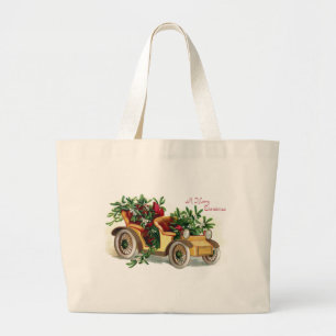 Grand Tote Bag Roadster complètement de Noël de cru de gui