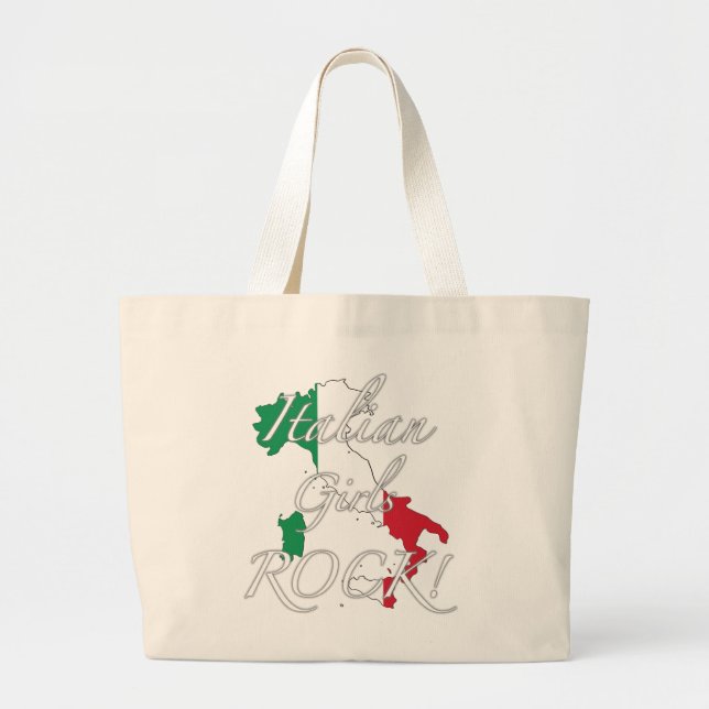 Grand Tote Bag Roche italienne de filles ! (Devant)