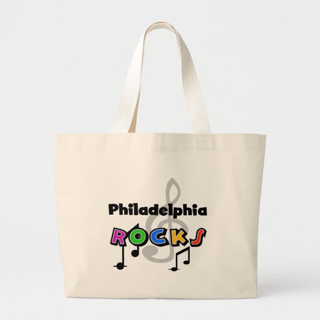 Grand Tote Bag Roches de Philadelphie (Devant)