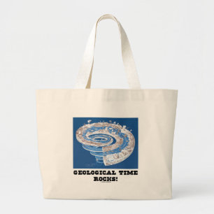 Grand Tote Bag Roches de temps géologique ! (Âge géologique)