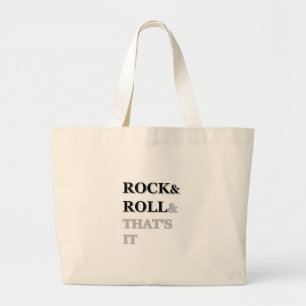 Grand Tote Bag Rock and Roll Et c'est tout