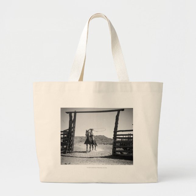 Grand Tote Bag Roping de cowboy (Devant)