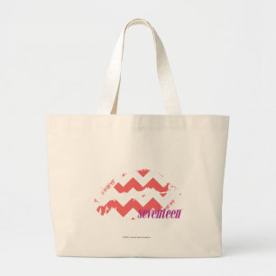 Grand Tote Bag Rose de zigzag