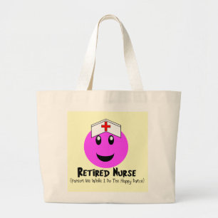 Grand Tote Bag Rose heureux de danse de cadeaux retirés