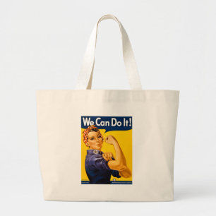 Grand Tote Bag Rosie le rivoir nous pouvons le faire vintage