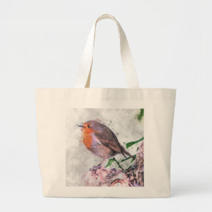 Grand Tote Bag Rouge-gorge