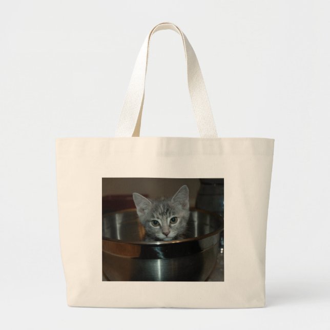 Grand Tote Bag Sahvanna notre chaton (Devant)