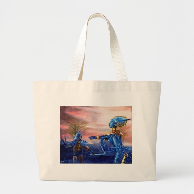 GRAND TOTE BAG SAINT GEORGE ET DRAGON (Devant)