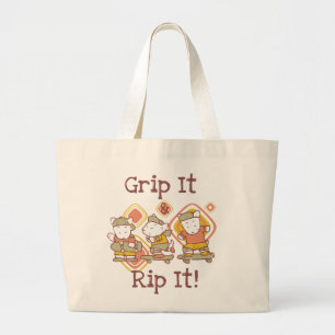 Grand Tote Bag Saisissez-le et déchirez-le faisant de la planche