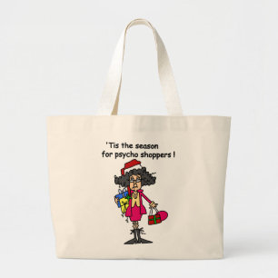 Grand Tote Bag Saison Pour Psycho Shoppers