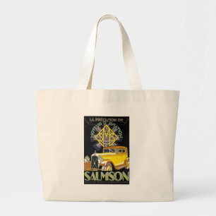 Grand Tote Bag Salmson Autombiles - aviation de Moteur D