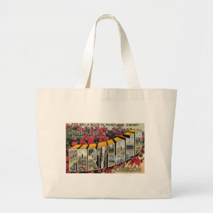 Grand Tote Bag Salutations de Portland Orégon