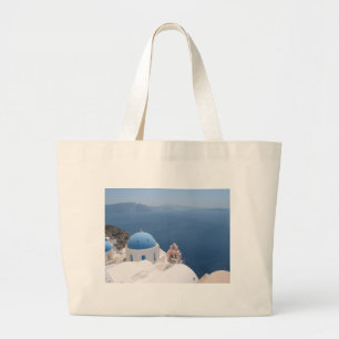 Grand Tote Bag Santorin Grèce