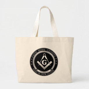 Grand Tote Bag Sceau de franc-maçonnerie