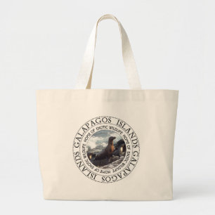 Grand Tote Bag Sceau des îles Galapagos