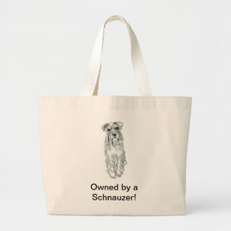 Grand Tote Bag Schnauzer enorme fourre-tout