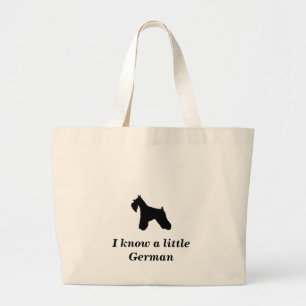 Grand Tote Bag Schnauzer Fourre-tout