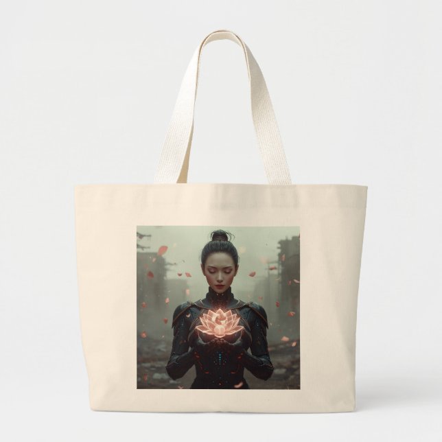 Grand Tote Bag Sci Fi Fantasy Art: Eternal Rebirth (Devant)