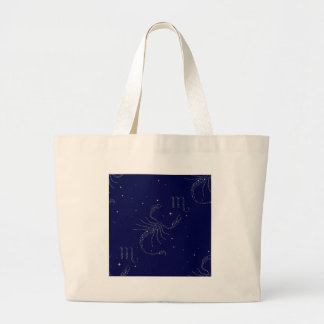Grand Tote Bag scorpio étoiles