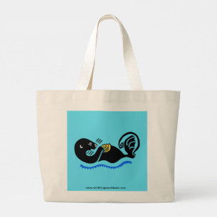 Grand Tote Bag Sea OTTER - Guerrier de la faune - Conservation -