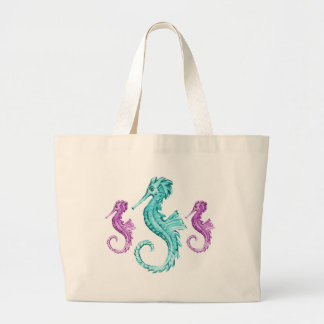 Grand Tote Bag Seahorse fourre-tout