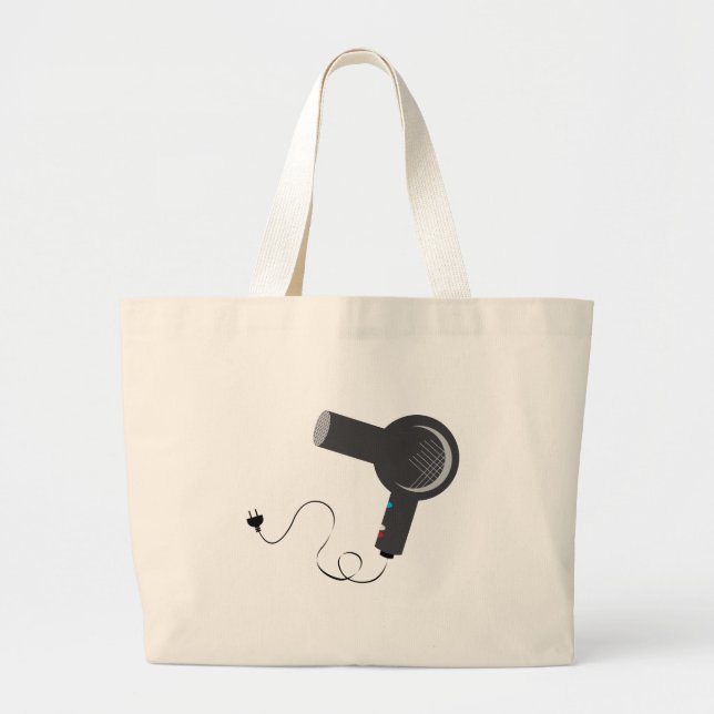 Grand Tote Bag Sèche-cheveux (Devant)