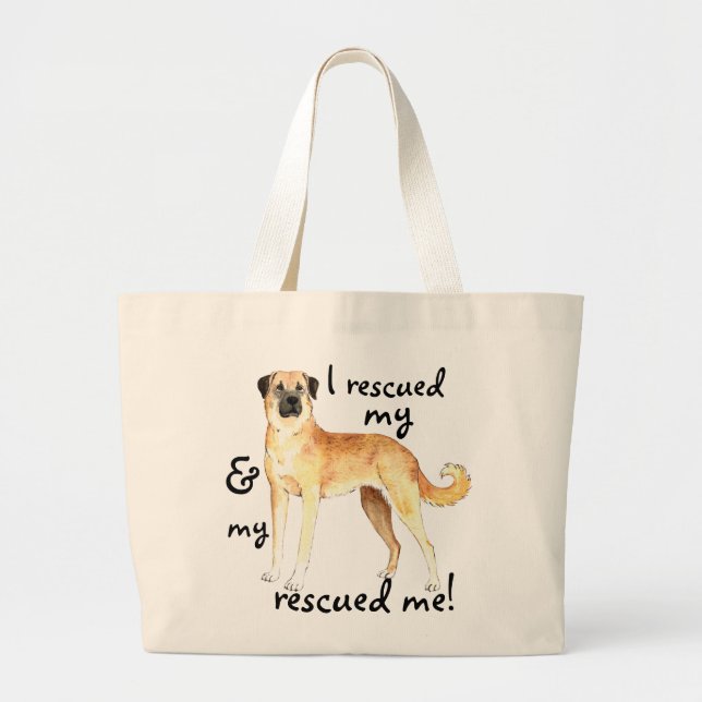 Grand Tote Bag Secourir berger anatolien (Devant)
