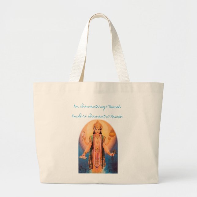 Grand Tote Bag Seigneur Dhanwantari (Devant)