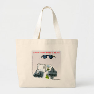 Grand Tote Bag Selfie invisible drôle