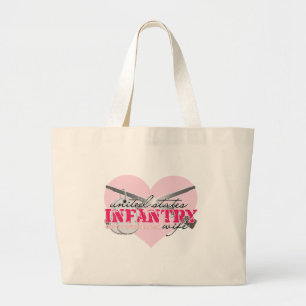 Grand Tote Bag Seulement les forts survivent à l'infanterie
