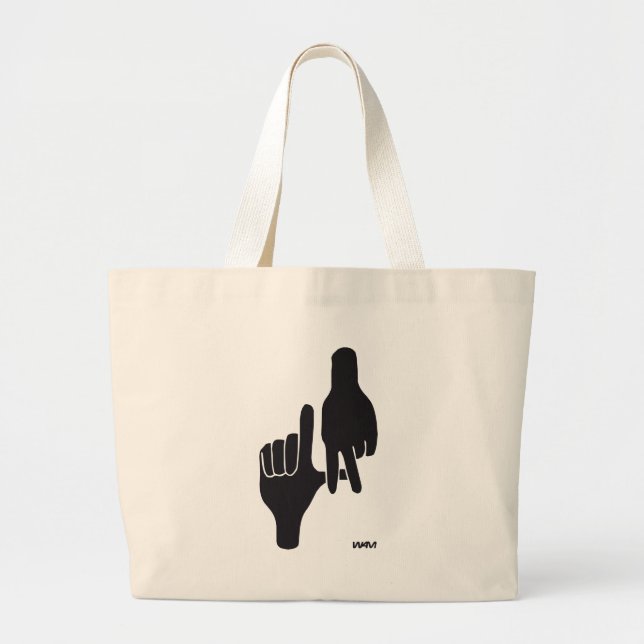GRAND TOTE BAG SIGNE DE MAIN DE LA DE LOS ANGELES (Devant)