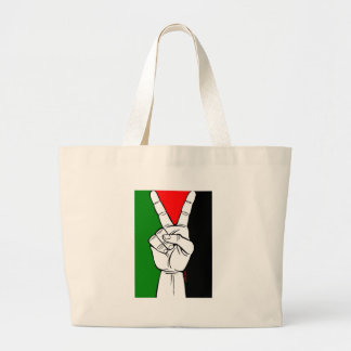 GRAND TOTE BAG SIGNE DE PAIX DE DRAPEAU DE LA PALESTINE