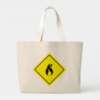 Grand Tote Bag SIGNE DE SÉCURITÉ DU Laboratoire scientifique Jumb