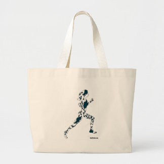 Grand Tote Bag Silhouette courante - florale