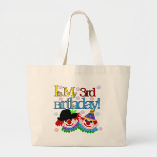 Grand Tote Bag Silly Clowns 3e Anniversaire Tshirts et cadeaux