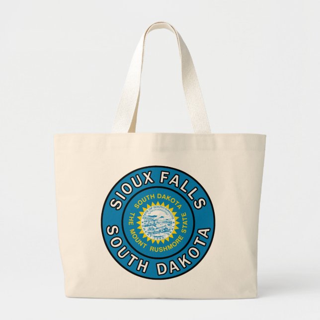 Grand Tote Bag Sioux Falls Dakota du Sud (Devant)