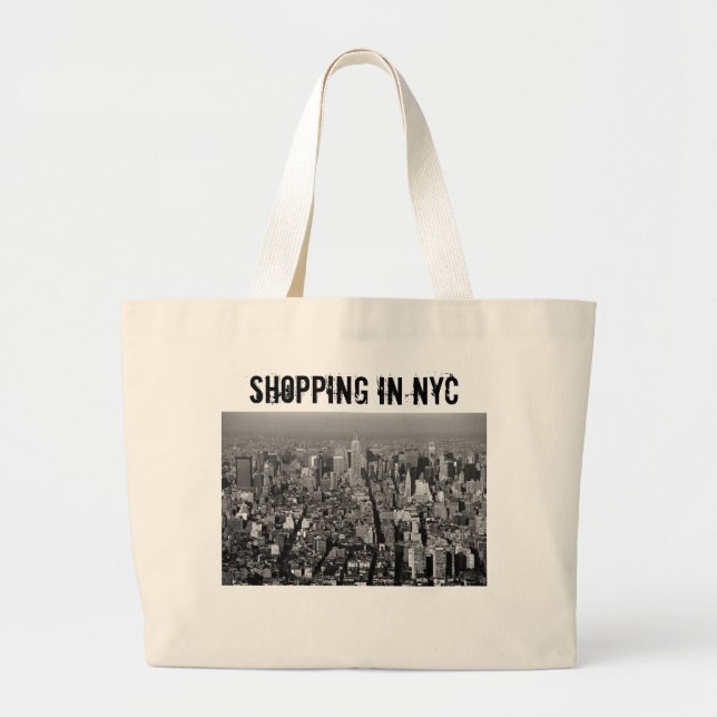 Grand Tote Bag Skyline New York City USA 1987 (Devant)