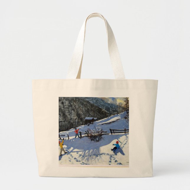 Grand Tote Bag Snowballers Zermatt (Devant)
