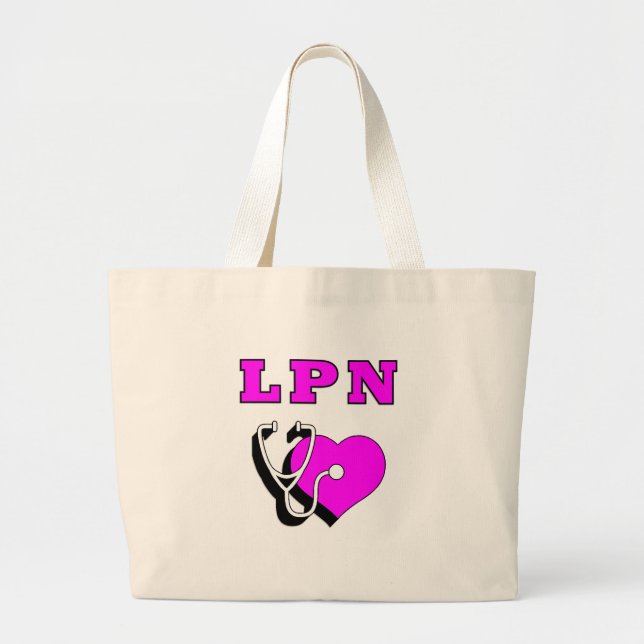 Grand Tote Bag Soin de LPN (Devant)