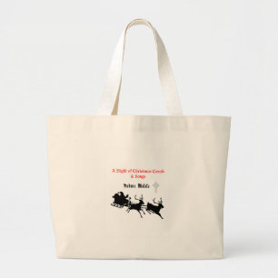 Grand Tote Bag Soirée de Noël Chansons et chants